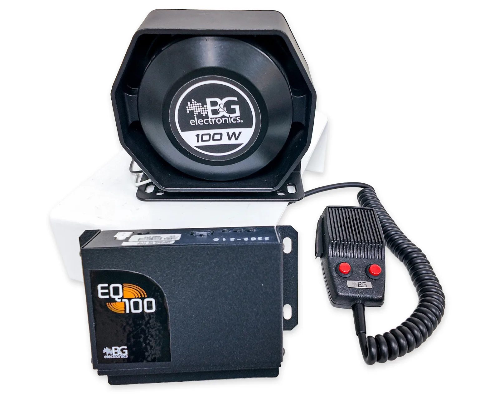 EQ-100A | Sistema de perifoneo y sirenas para ambulancias y vehículos especiales