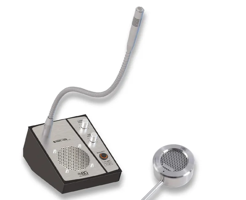 DUAL-VOX LTC | Intercomunicador de ventanilla para entornos de tráfico medio