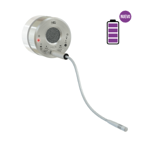 Dual Vox LTG-LB Intercomunicador ventanilla operado con baterías